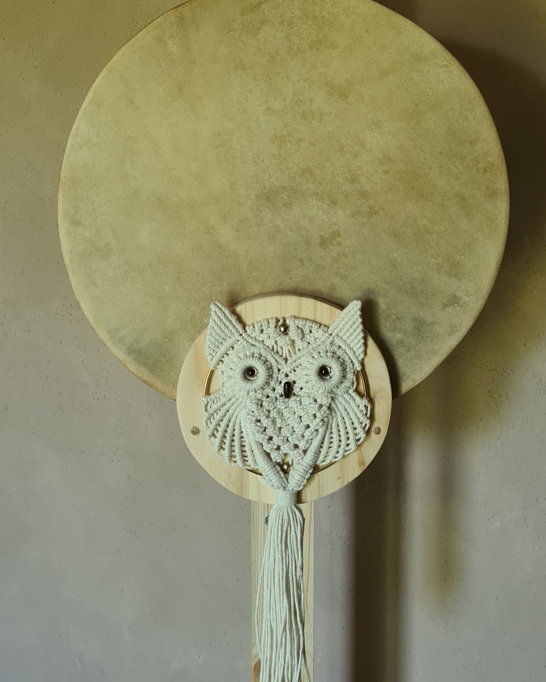 Support Tambour – Rond Mural - L’appel de la Chouette