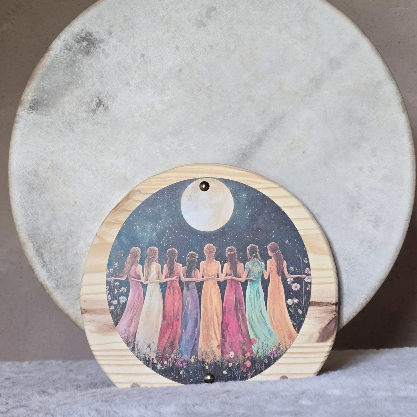 Support Tambour - Rond Sol - Les Sœurs de Lune